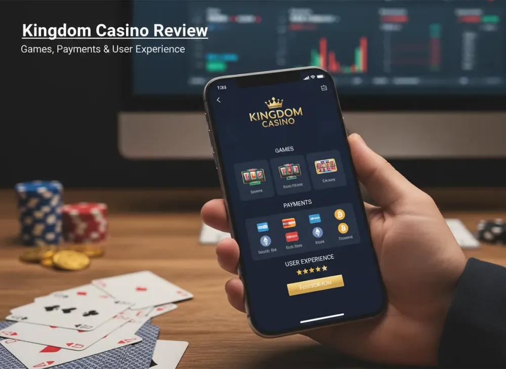 Kingdom casino review with games and payment details